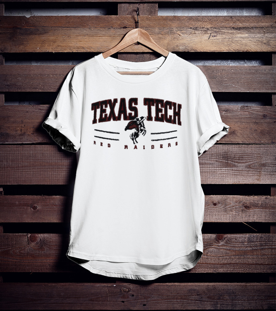 Texas Tech Red Raiders Masked Rider Football Iconic Horse T-Shirt