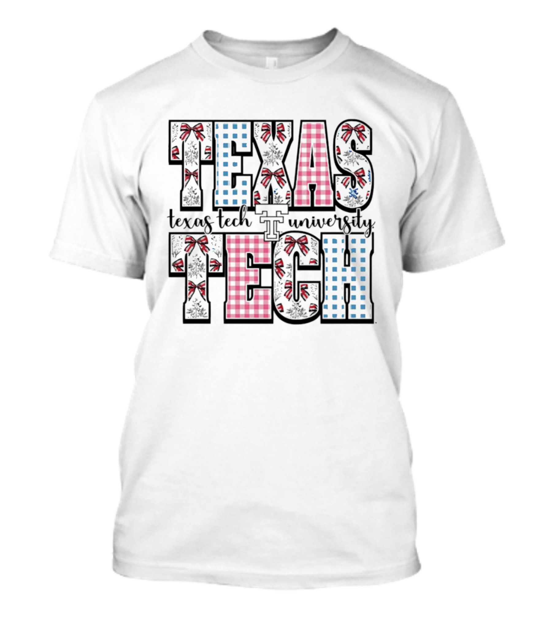 Texas Tech University Coquette Bow T-Shirt