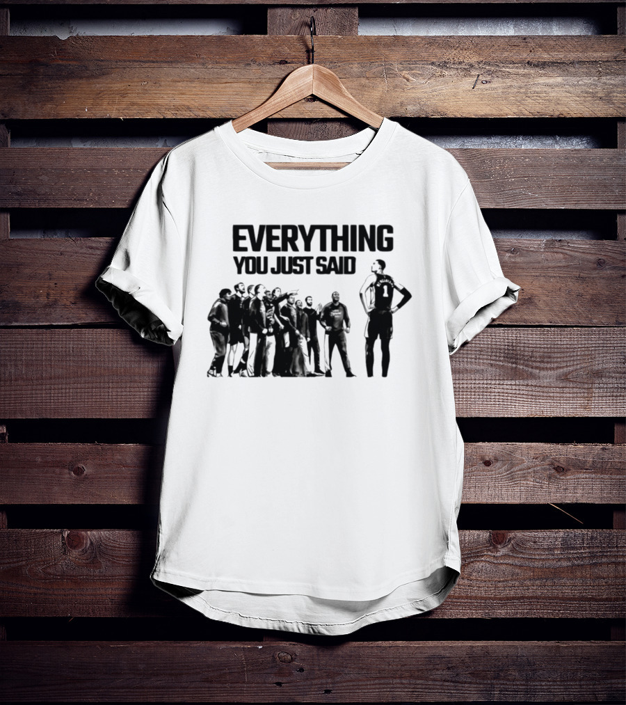 Victor Wembanyama Spurs Everything You Just Said Standing Strong T-Shirt