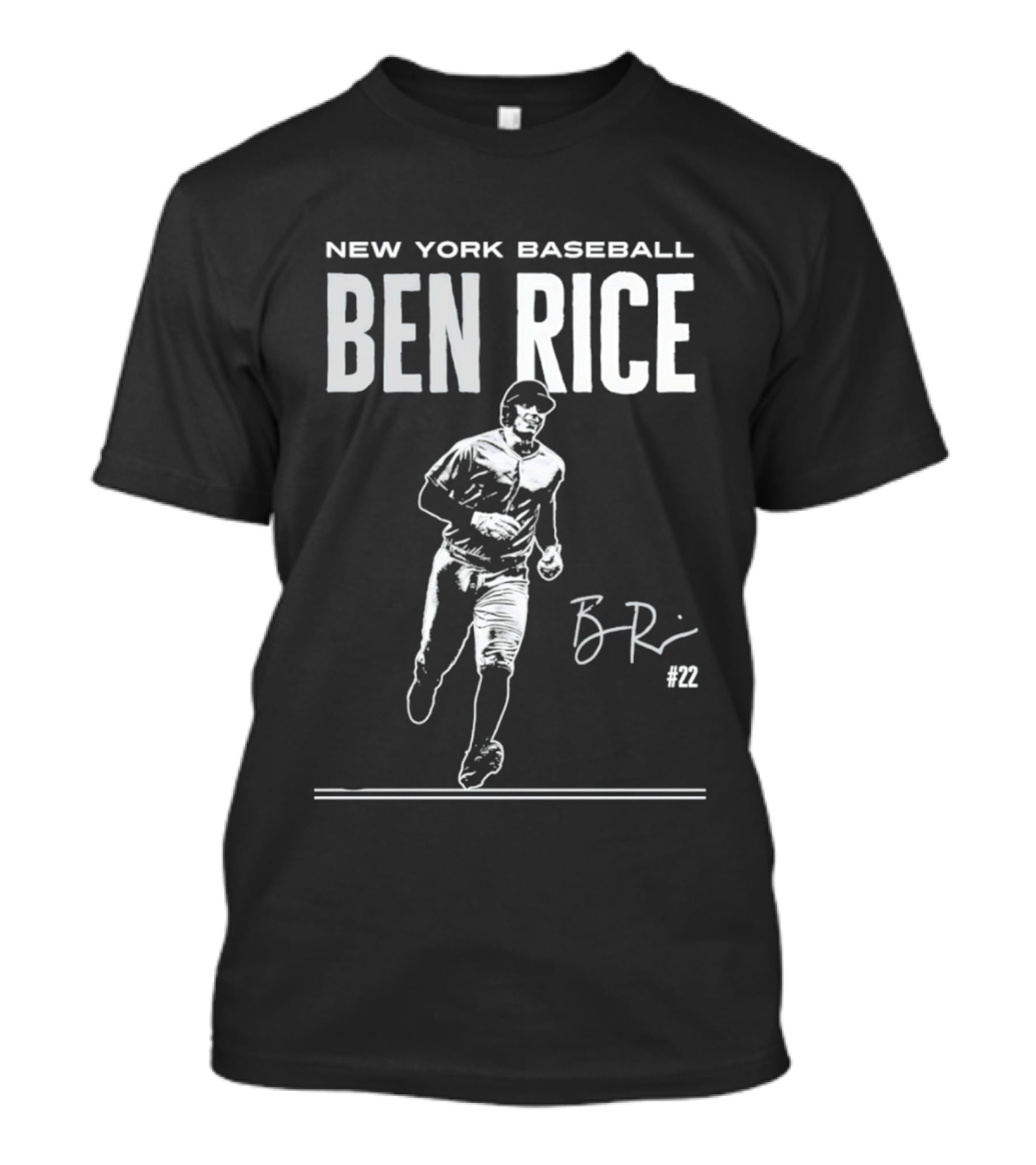 New York Baseball Ben Rice Athlete T-Shirt