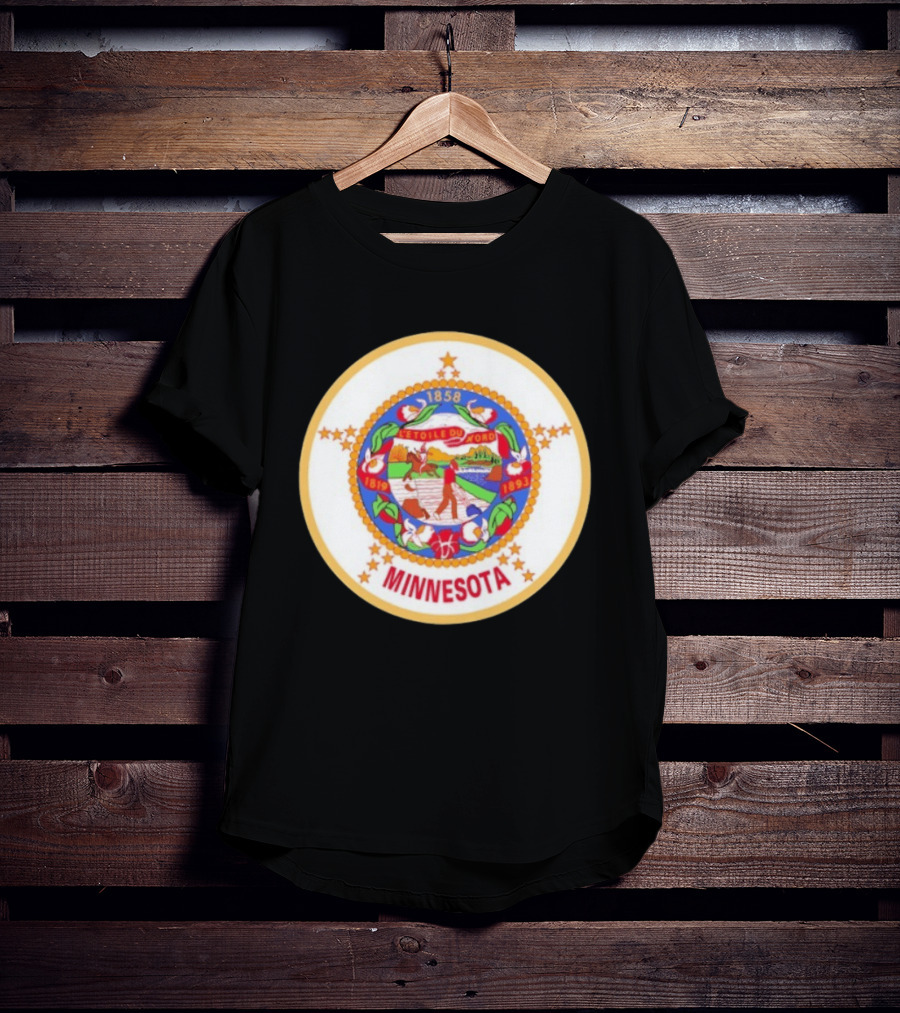 L'étoile Du Nord 1819 1858 1893 Seal Of Minnesota T-Shirt