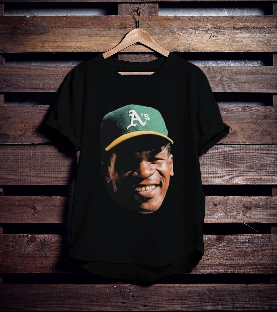 Dallas Braden Rickey Henderson A's Cap T-Shirt