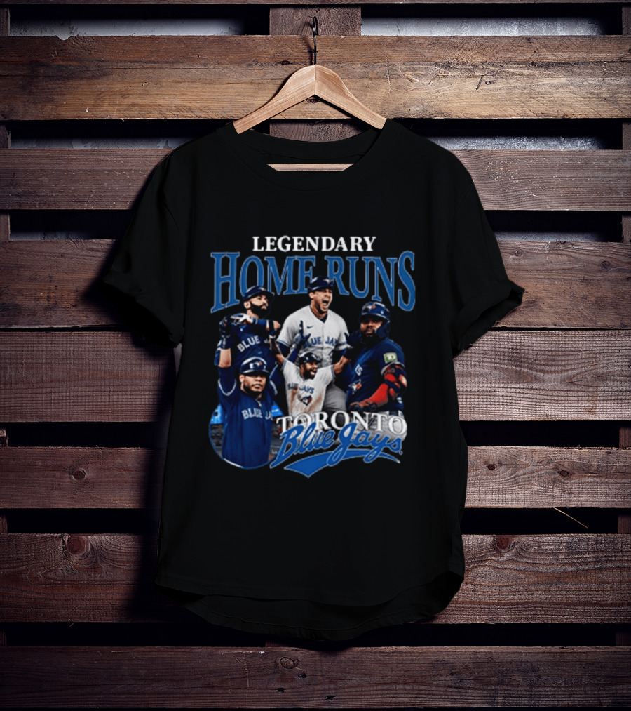 Legendary Home Runs Toronto Blue Jays Blue Jays Baseball Stars T-Shirt