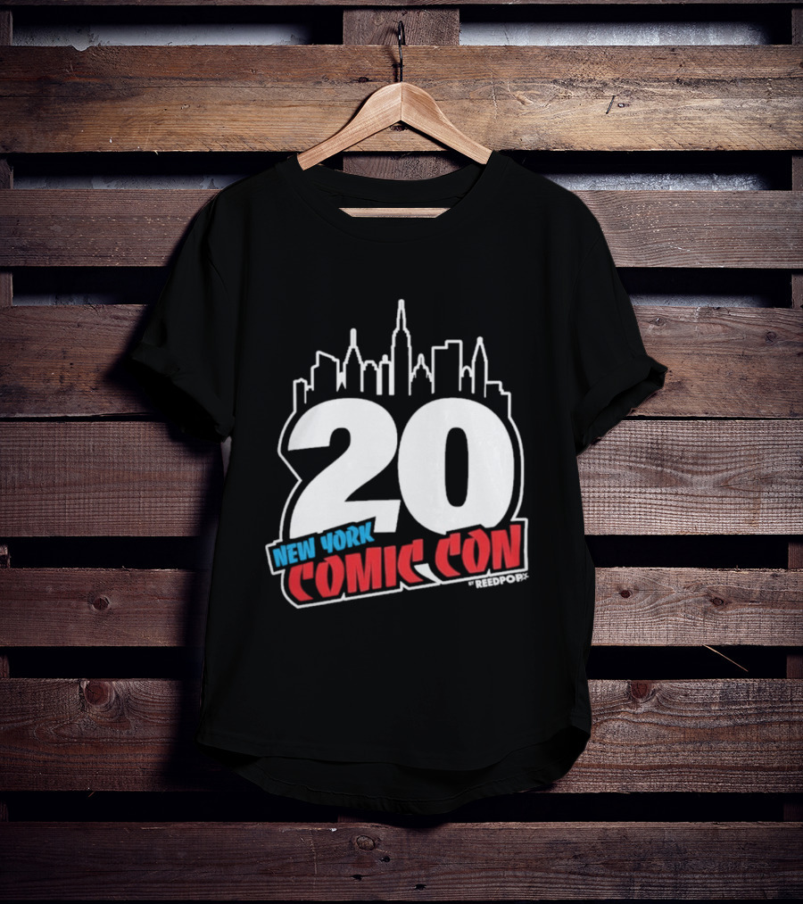 New York Comic Con 20th Anniversary 2026 Skyline Celebration NYCC T-Shirt