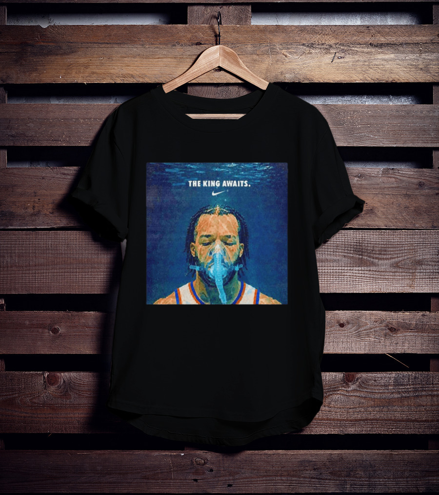 Jalen Brunson NY Knicks The King Awaits Nike T-Shirt