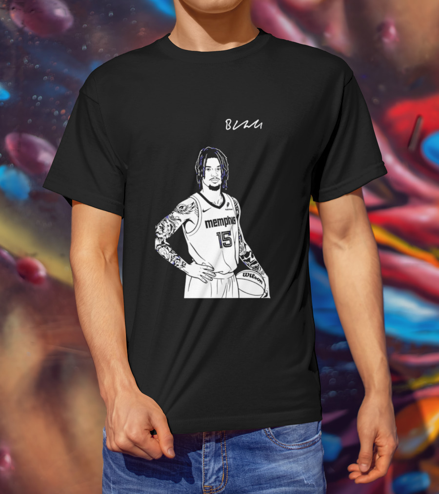 RIP Memphis Grizzlies Brandon Clarke Number 15 Basketball Star T-Shirt
