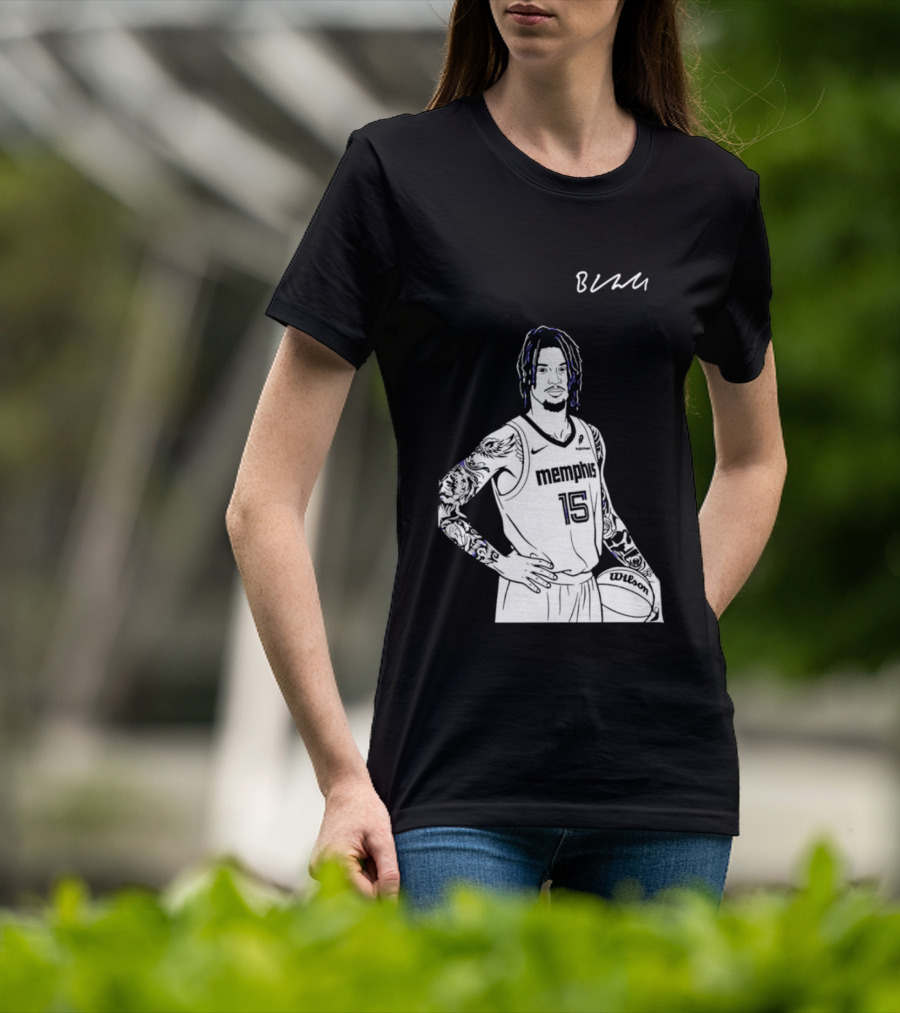 RIP Memphis Grizzlies Brandon Clarke Number 15 Basketball Star T-Shirt