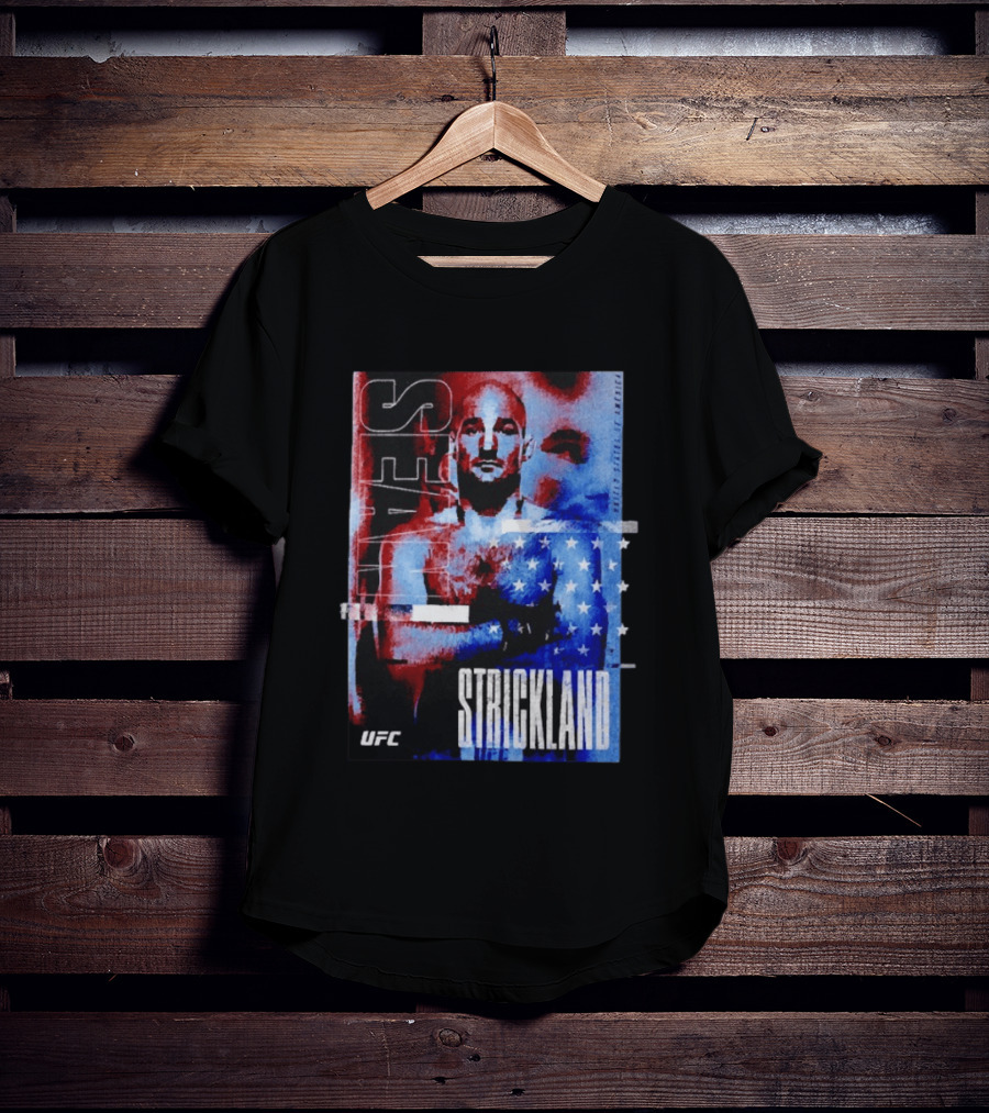 Sean Strickland UFC Fighter American Flag T-Shirt