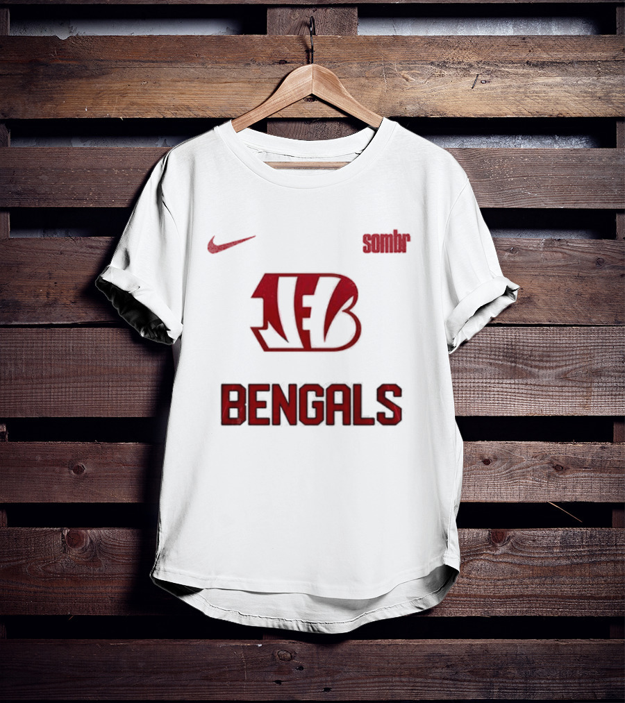 Cincinnati Bengals Nike Sombr The Late Nights And Young Romance Tour T-Shirt