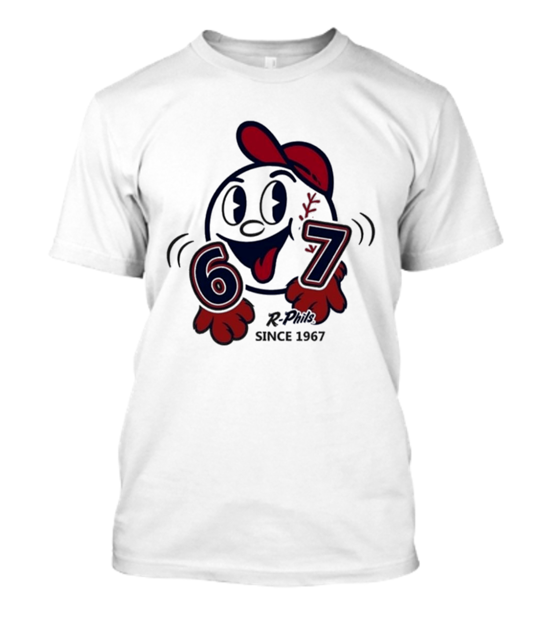 Reading Fightin Phils R Phils Character 67 Since 1967 T-Shirt