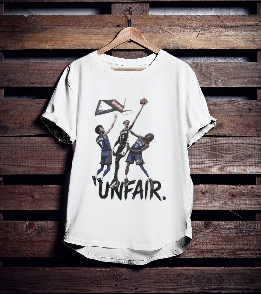 Unfair San Antonio Spurs Basketball Players Dunk T-Shirt
