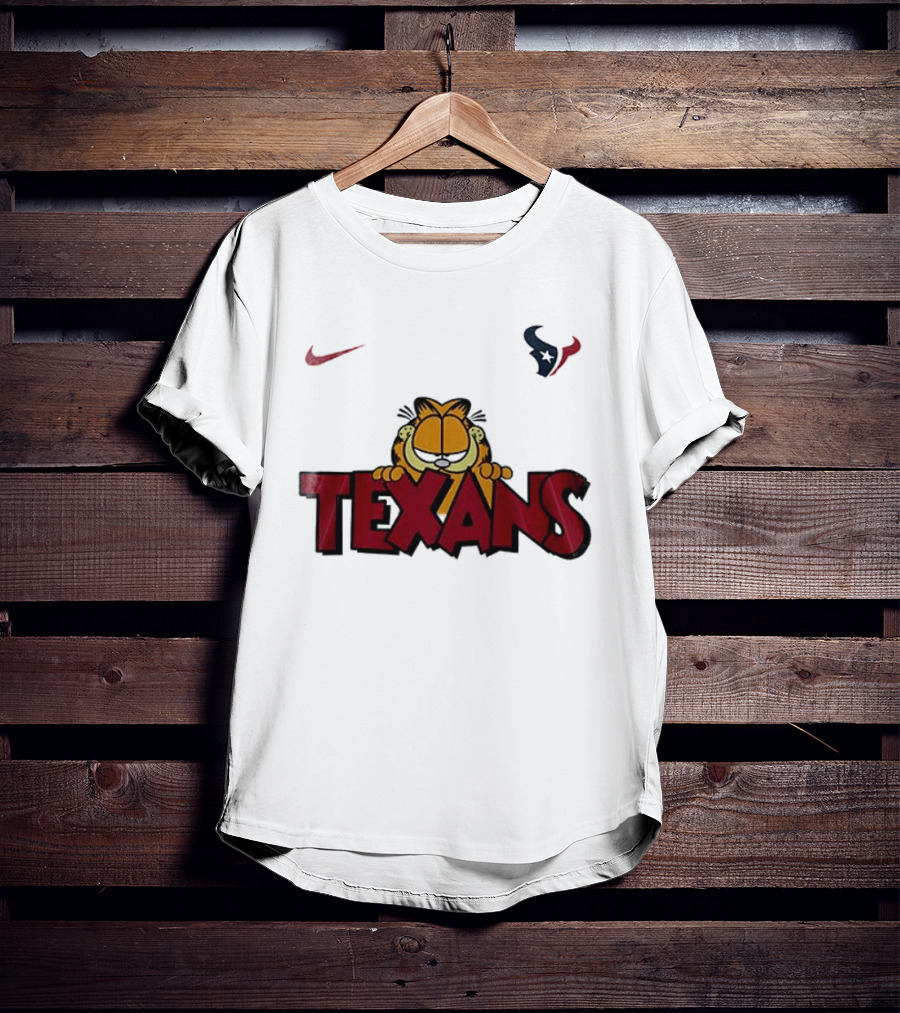 Nike Houston Texans Orange Cat Pose T-Shirt