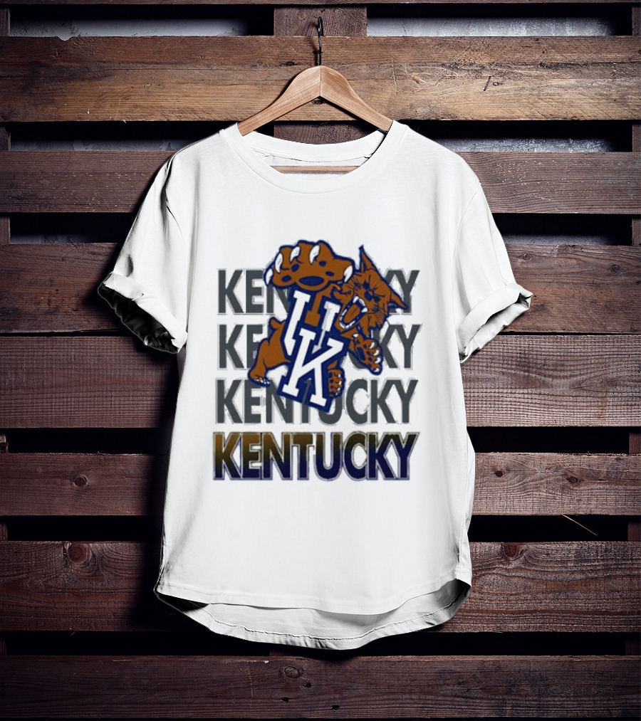 Kentucky Wildcat NCAA Stacked UK Kentucky T-Shirt