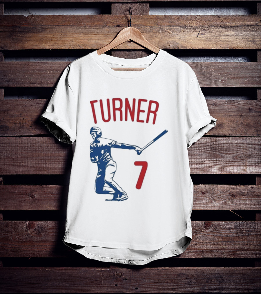 Turner Player 7 Baseball Batter T-Shirt