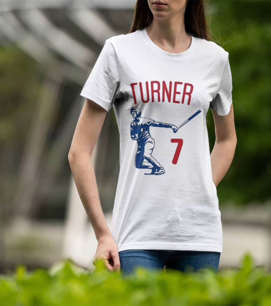 Turner Player 7 Baseball Batter T-Shirt