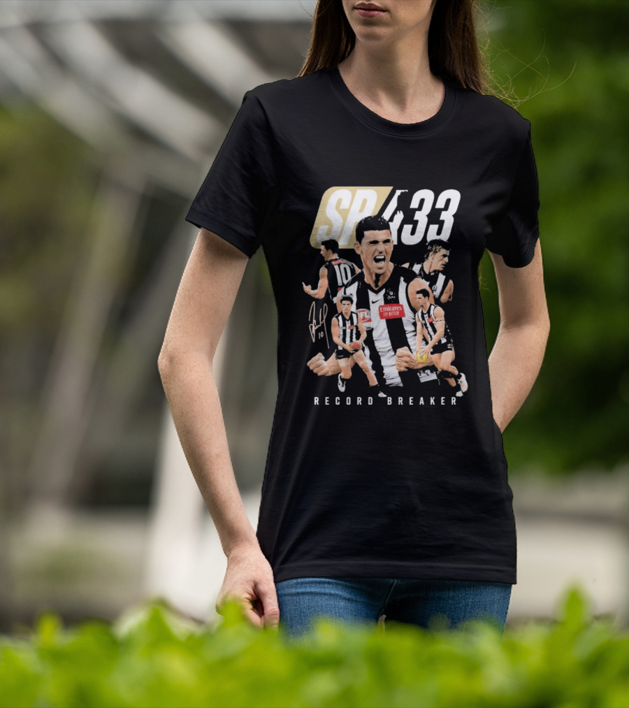 SP433 Record Breaker Emirates Footy Milestone T-Shirt