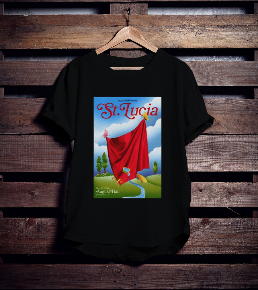 August Hall Presents St. Lucia May 17 2026 San Francisco CA T-Shirt