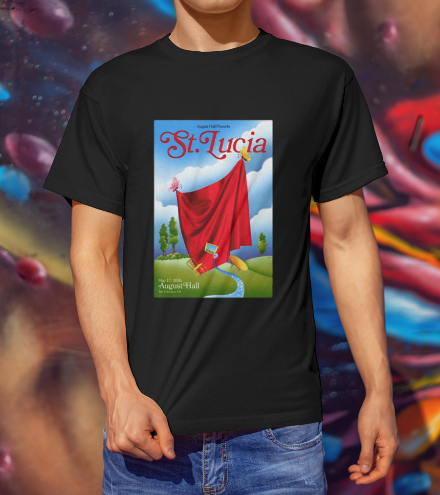 August Hall Presents St. Lucia May 17 2026 San Francisco CA T-Shirt
