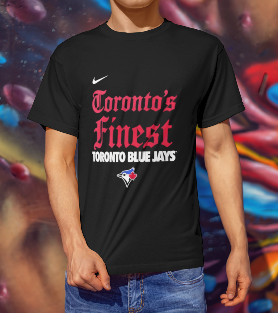 Nike Toronto's Finest Toronto Blue Jays City Connect Handwriting T-Shirt
