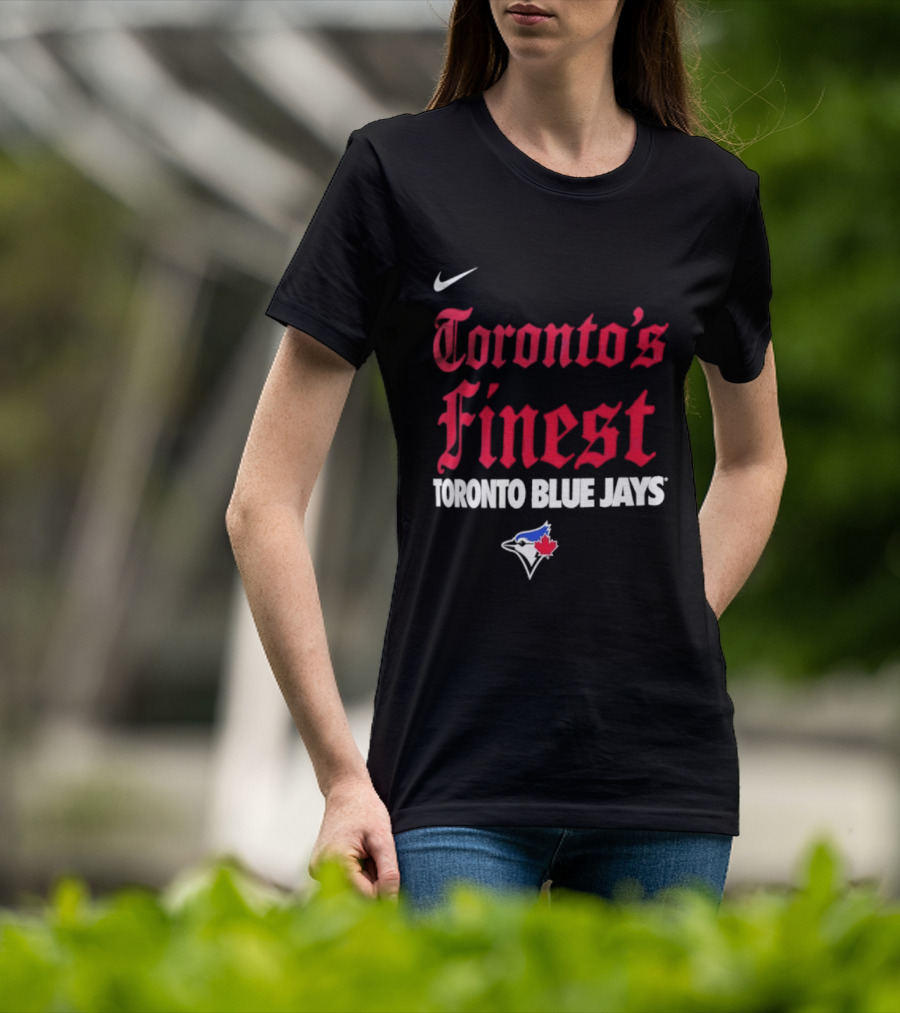 Nike Toronto's Finest Toronto Blue Jays City Connect Handwriting T-Shirt