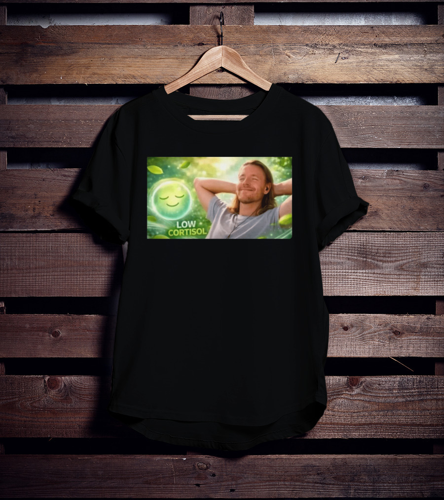 Low Cortisol Goatis 2026 Stress Free Relaxation T-Shirt
