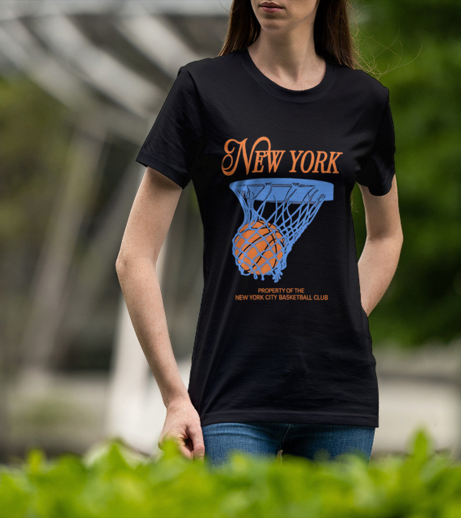 New York Basketball Property Of The New York City Basketball Club T-Shirt