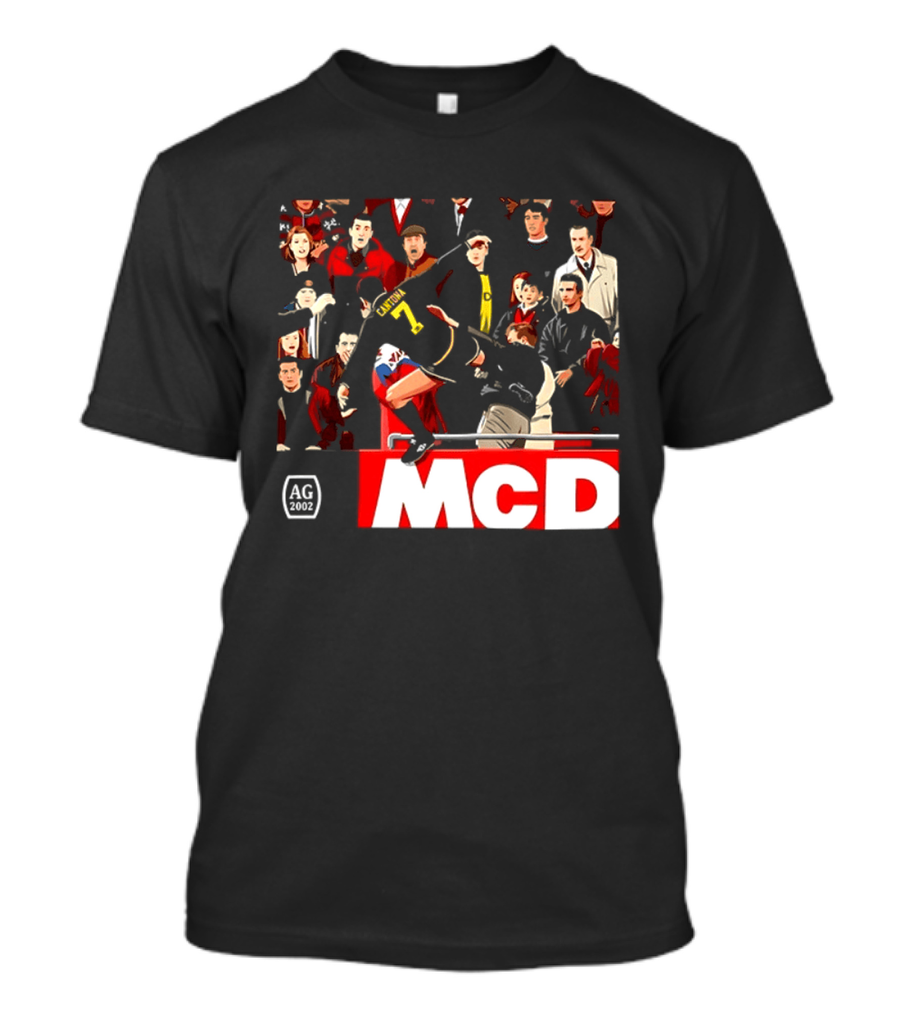 Oh Ah Kung Fu Cantona Kick Crowd Scene MCD T-Shirt