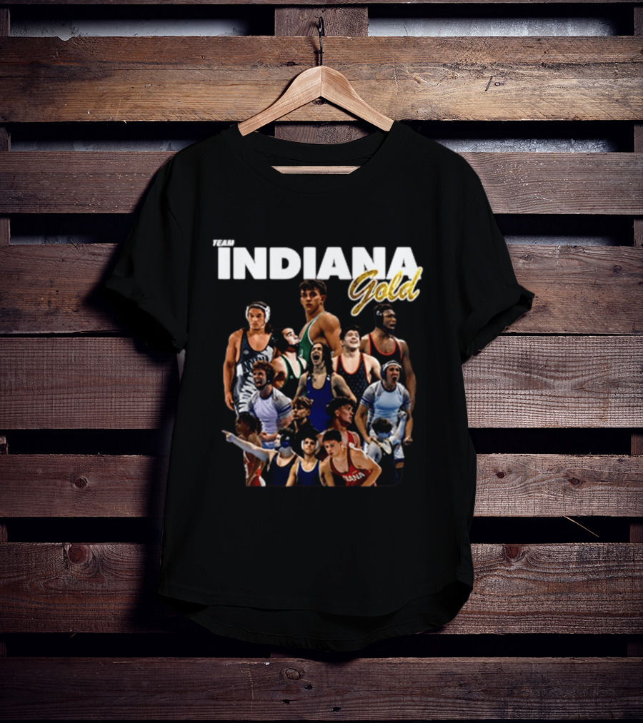 Team Indiana Gold Wrestling Junior Duals 2026 T-Shirt