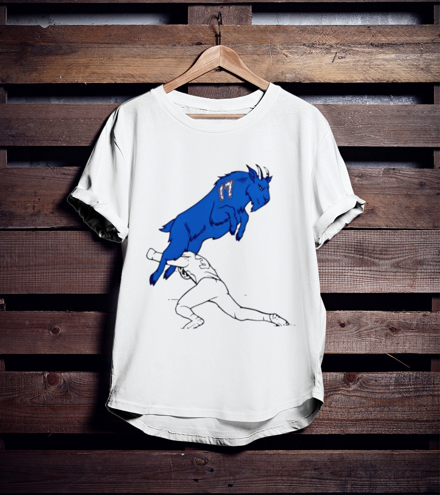 Buffalo Bills Jumping Goat Football T-Shirt