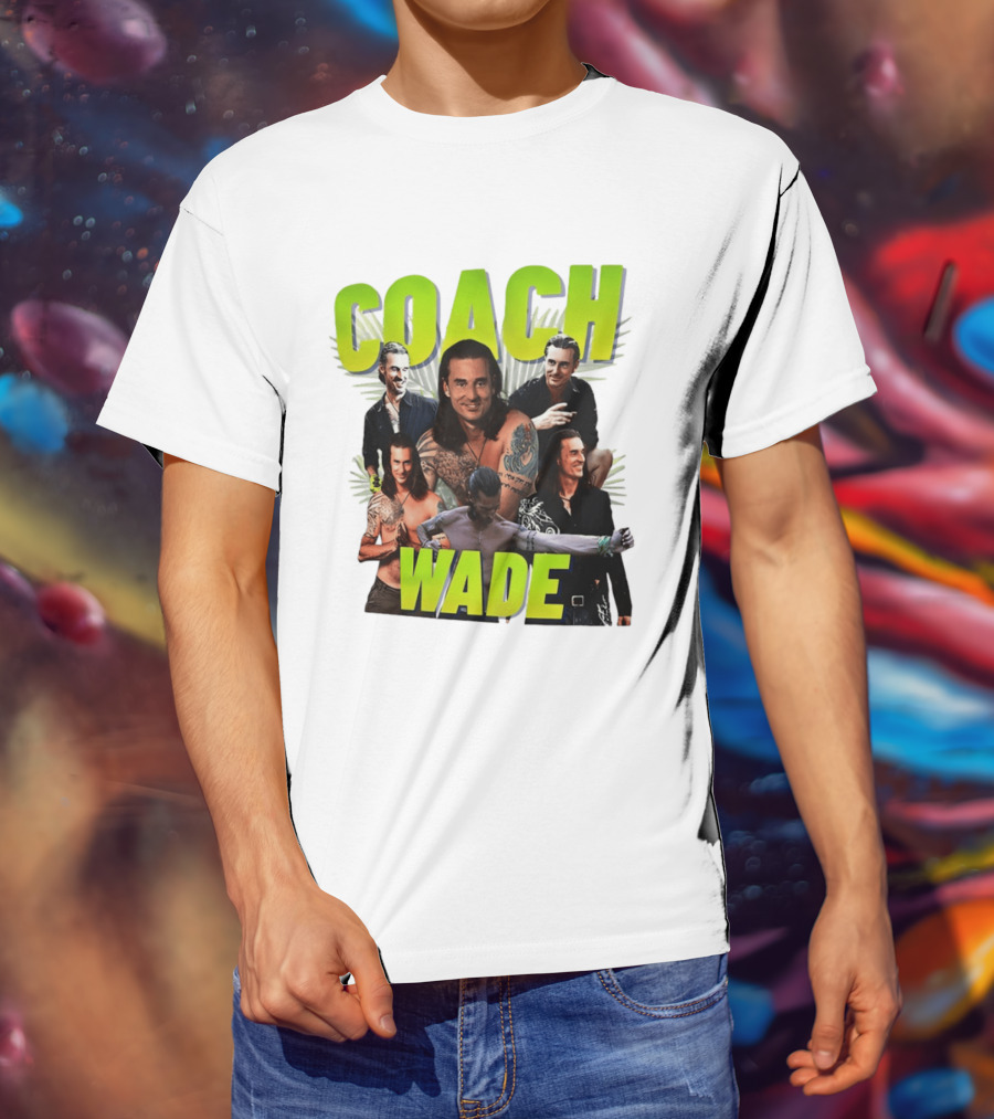 Coach Wade Survivor Tattooed Icon Collage T-Shirt