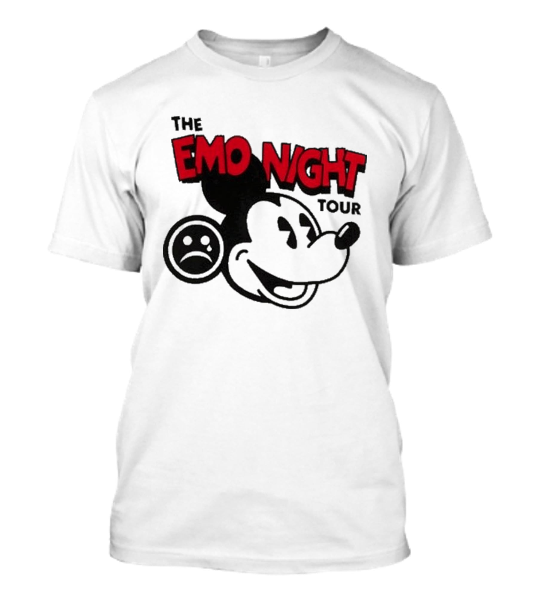The Emo Night Tour Mouse Sad Face T-Shirt