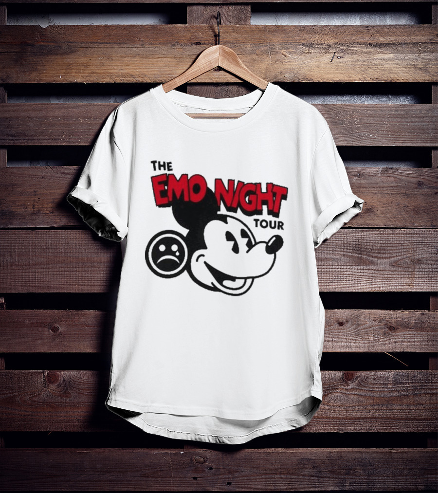 The Emo Night Tour Mouse Sad Face T-Shirt