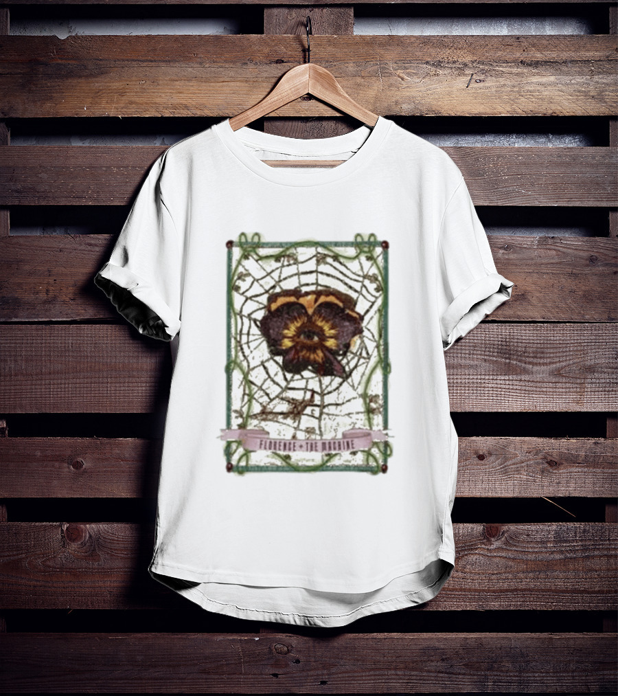 Florence And The Machine Flower Spider Web T-Shirt