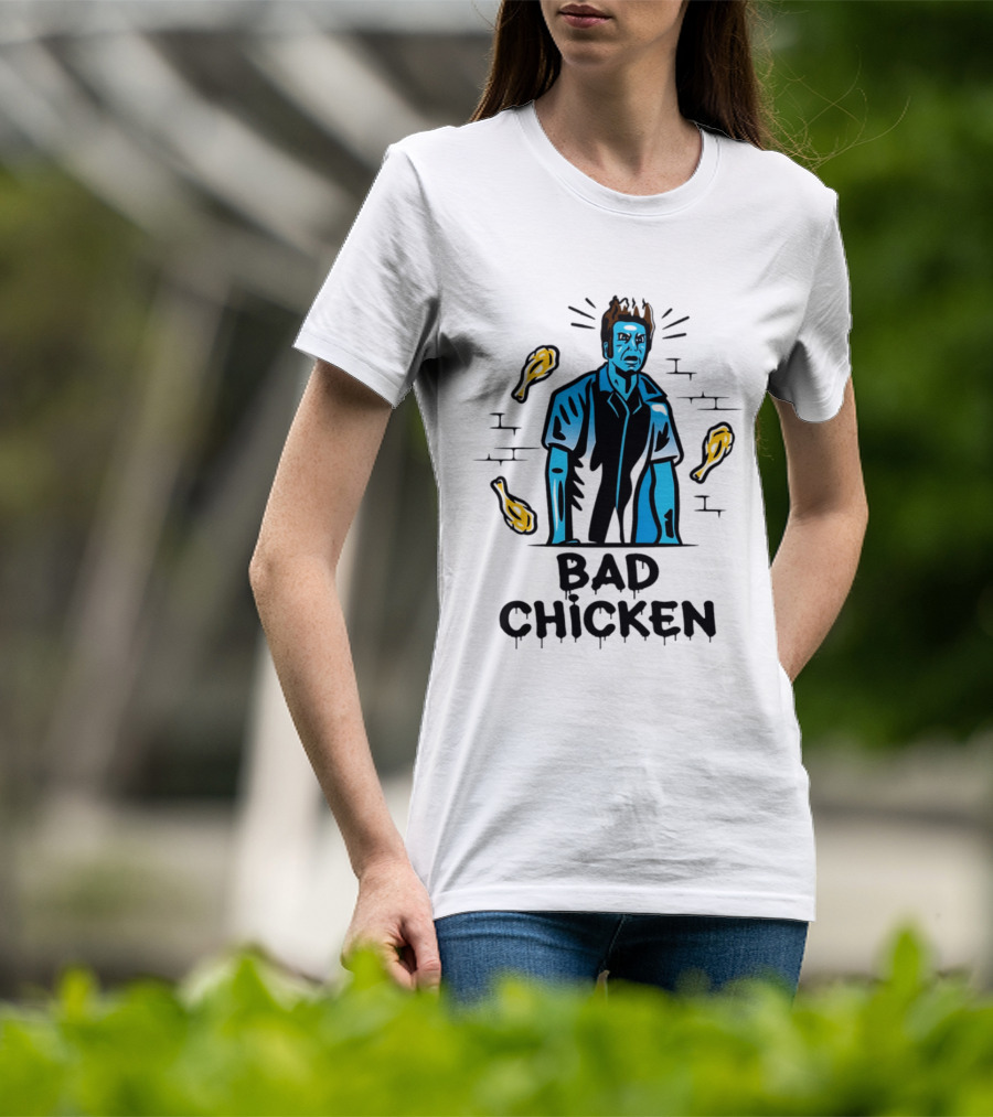 Kramer Bad Chicken Fried Ice Cream Character Bucket T-Shirt
