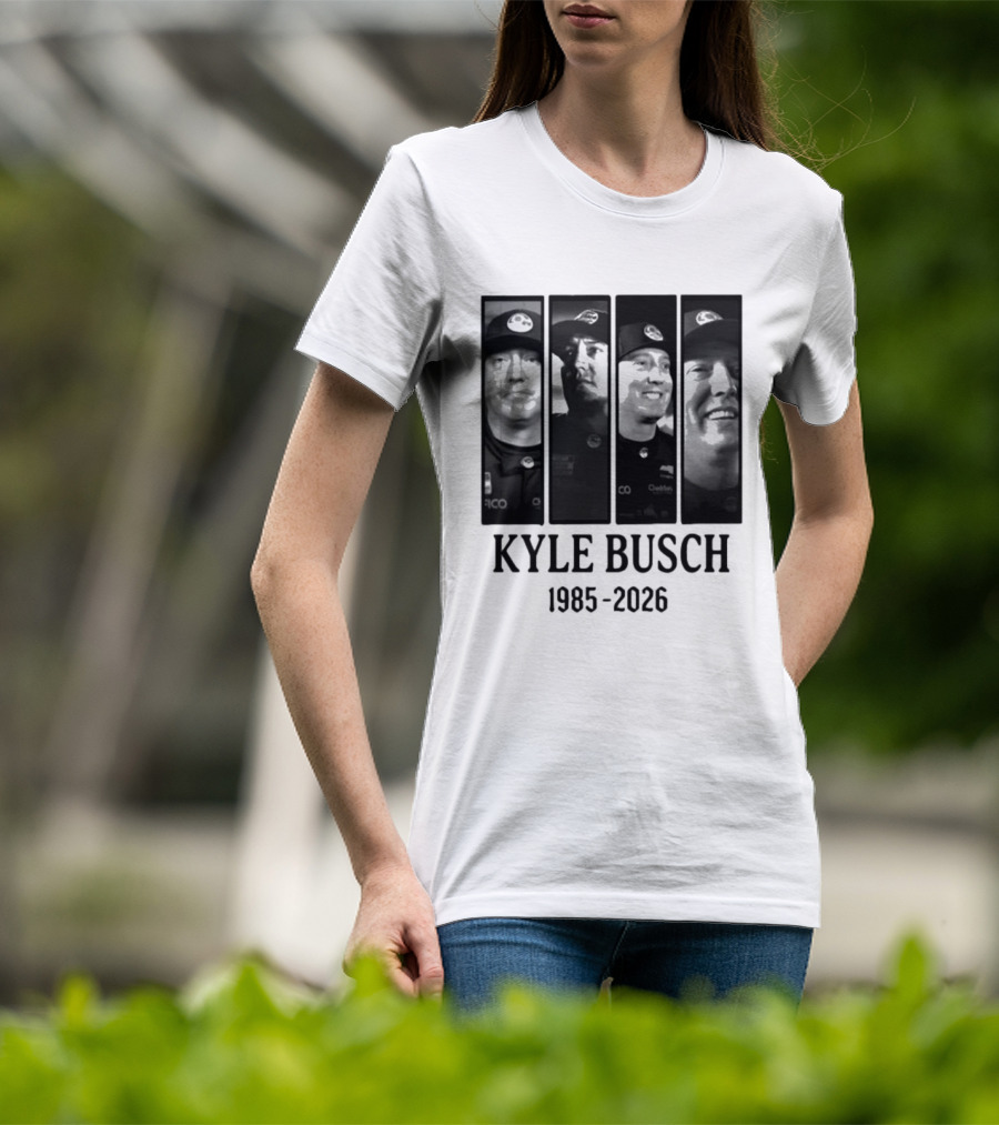 Kyle Busch 1985 2026 Racing Legend Commemoration T-Shirt