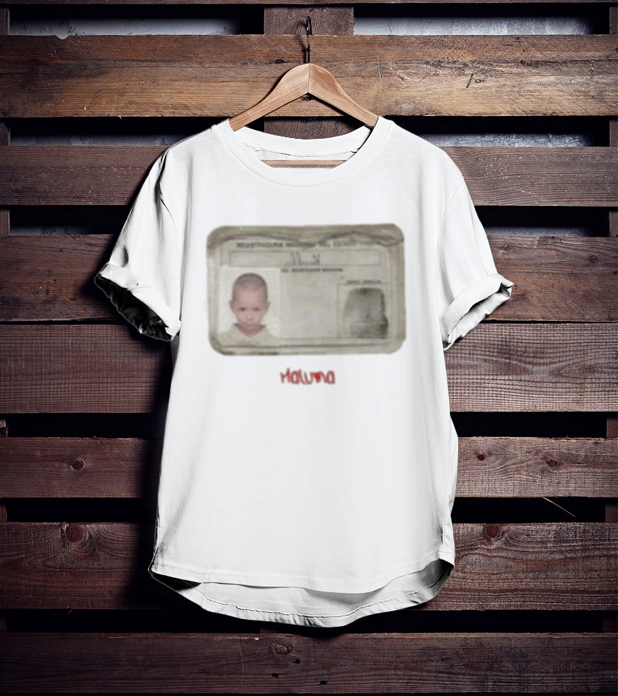 Maluma I.D. Card Rectangular Image Childhood Picture T-Shirt