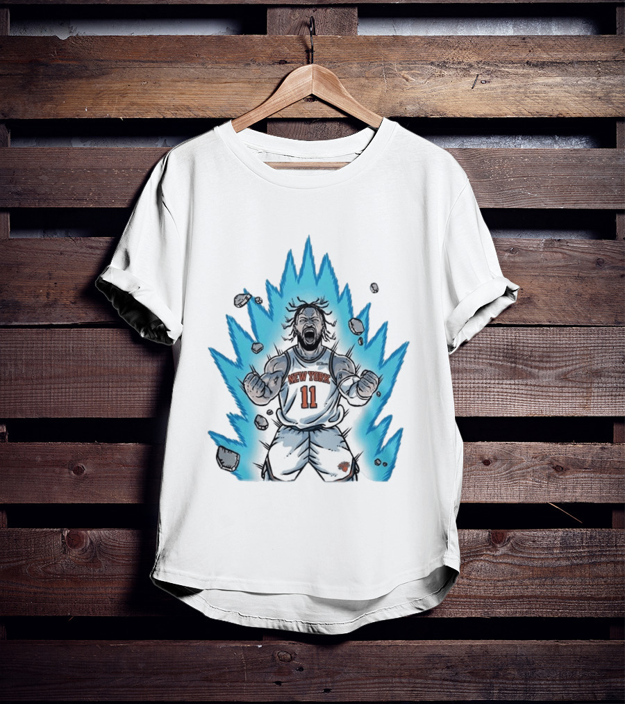 New York Knicks Jalen Brunson Super Saiyan Power 2000 Basketball Energy T-Shirt