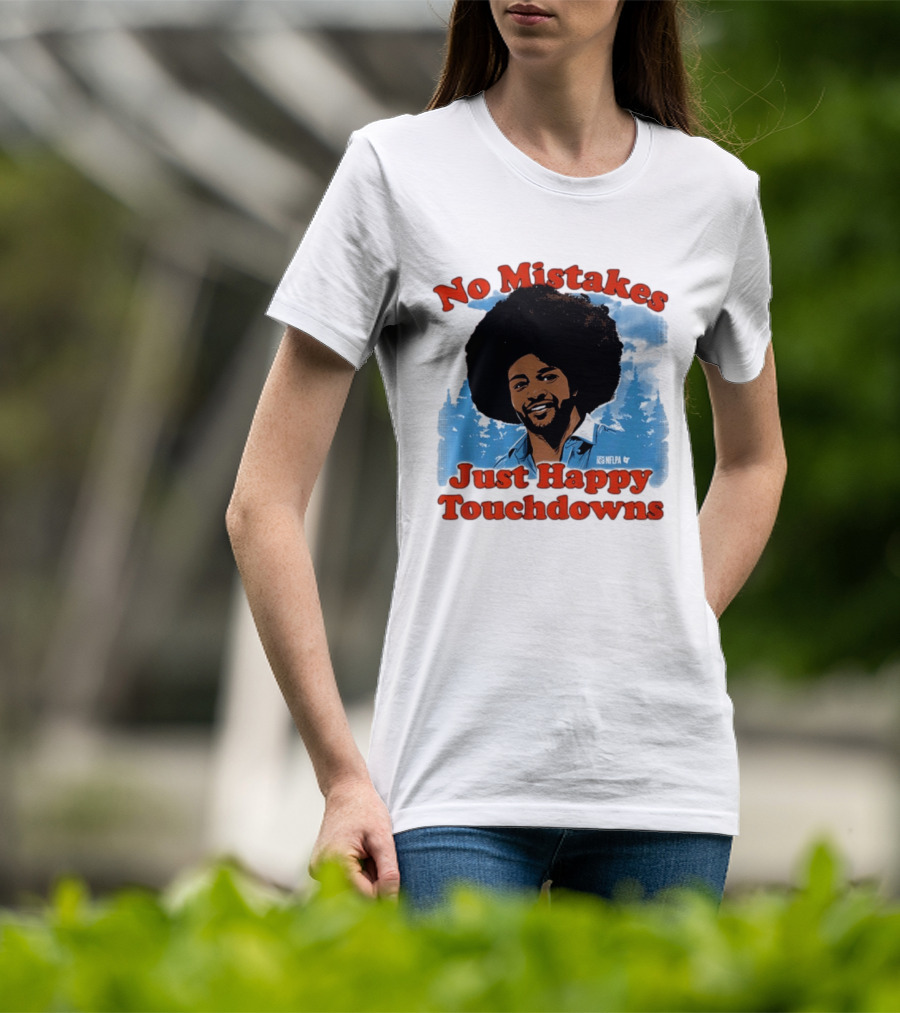 Rome Odunze No Mistakes Just Happy Little Touchdowns NFLPA T-Shirt