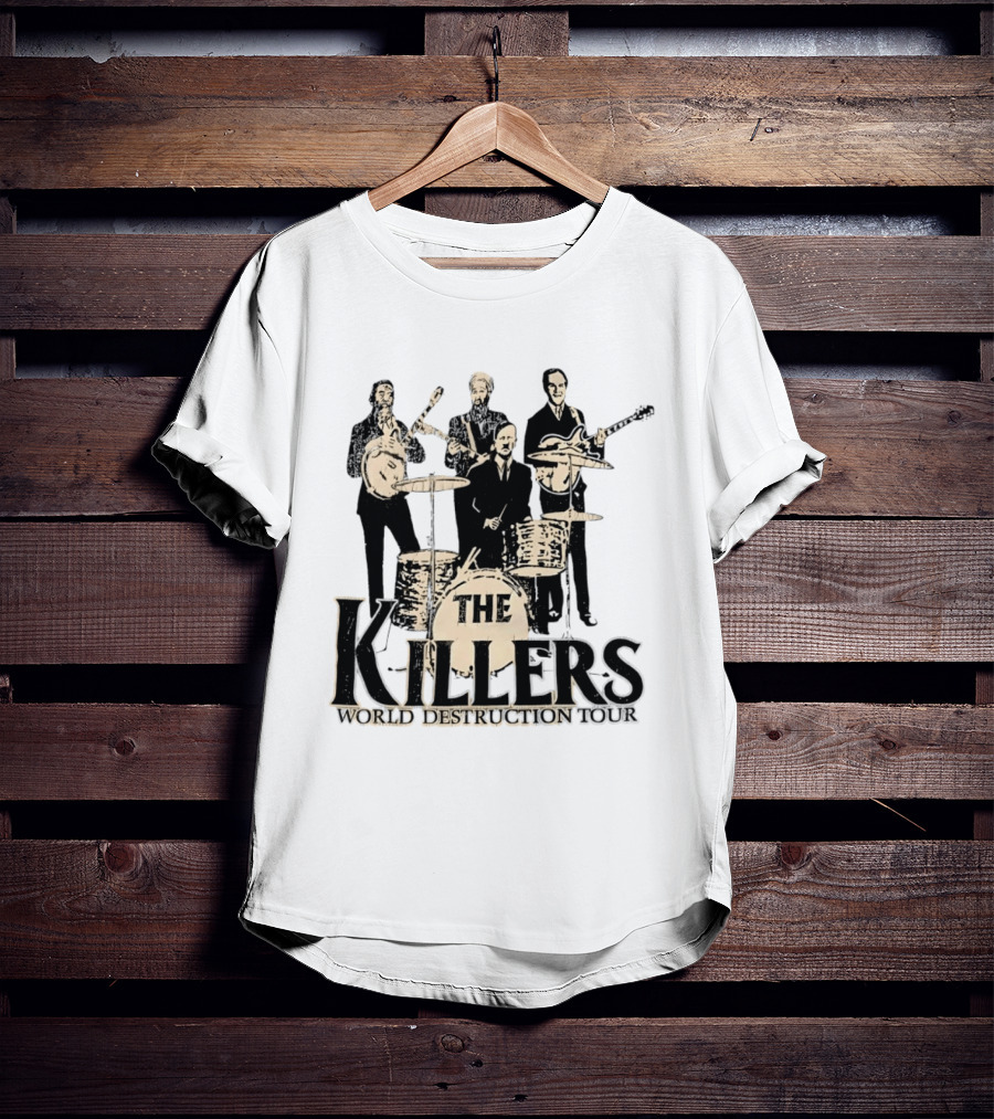 The Killers World Destruction Tour 2008 Band T-Shirt