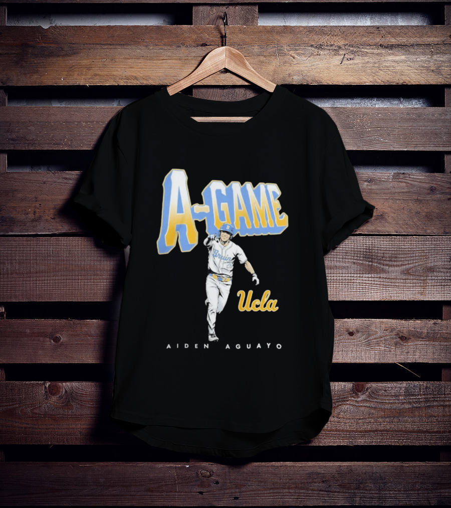 UCLA Bruins Baseball A Game Aiden Aguayo 2026 T-Shirt