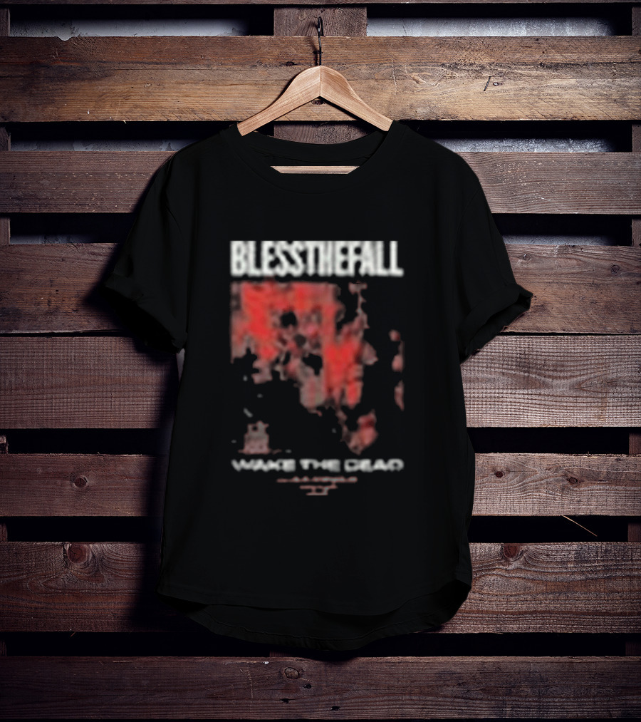 Blessthefall Cvlt Industries Wake The Dead Red Skull T-Shirt