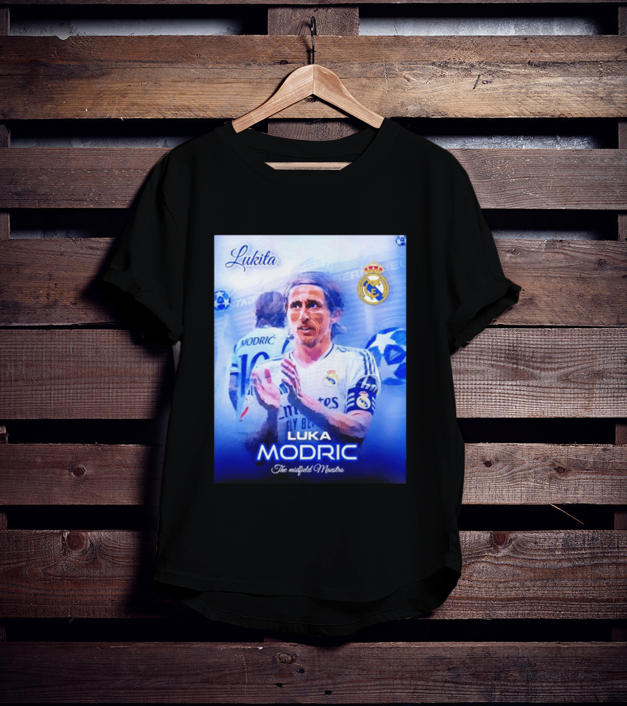 Real Madrid Luka Modric Midfield Maestro Lukita T-Shirt