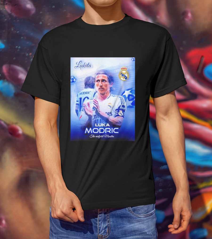 Real Madrid Luka Modric Midfield Maestro Lukita T-Shirt