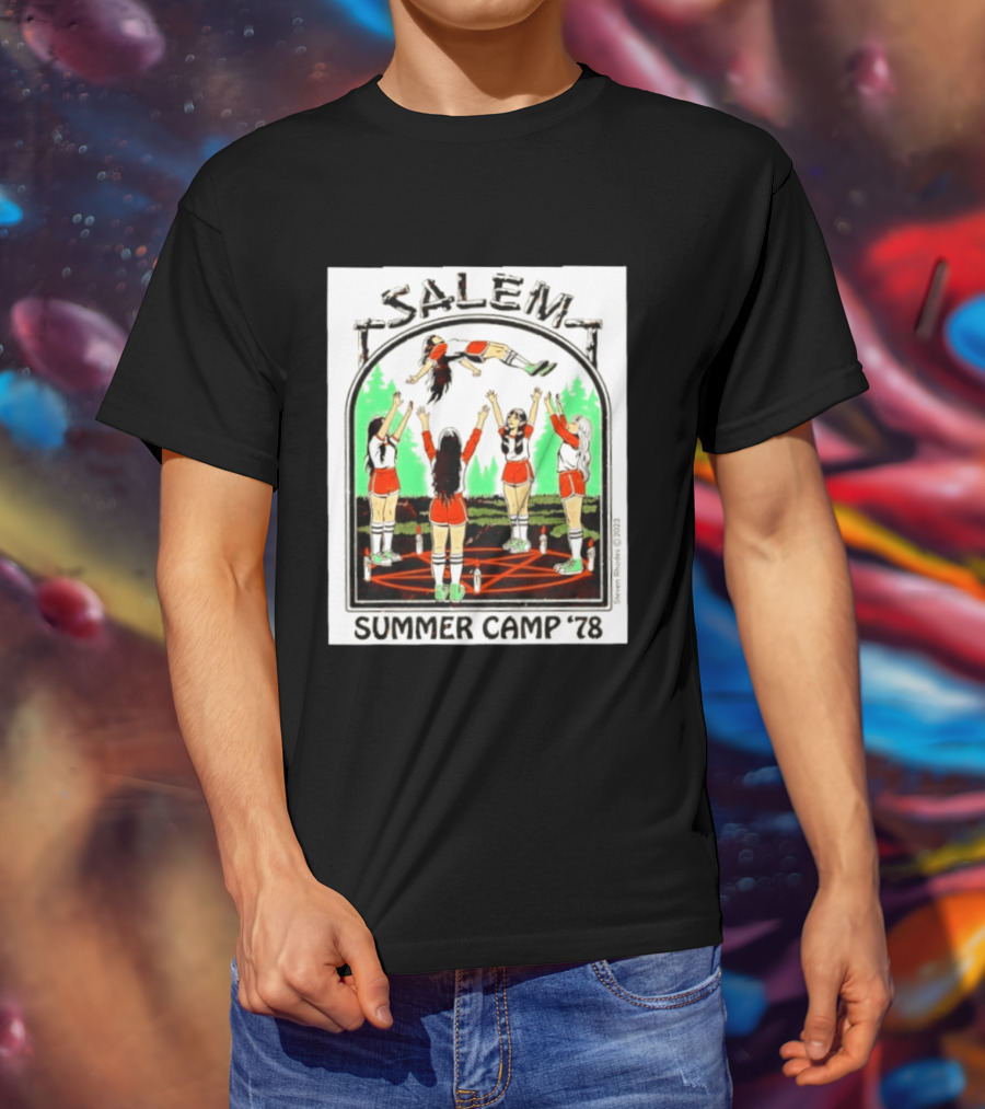 Salem Summer Camp '78 Ritual With Girls In Red And White Outfits T-Shirt