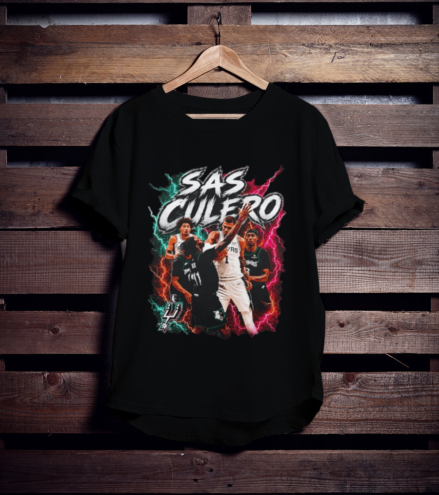 Sas Culero San Antonio Spurs Vs Minnesota Timberwolves Basketball Players T-Shirt
