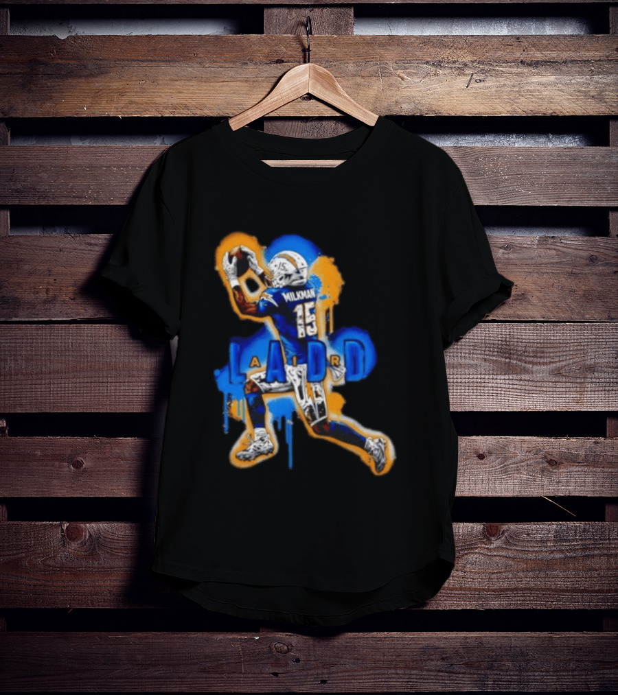 Milkman Keenan Allen 15 Ladd Air LA Los Angeles Chargers T-Shirt