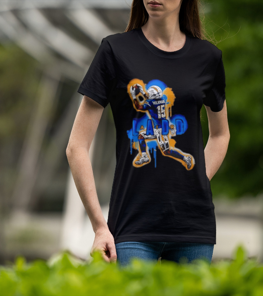 Milkman Keenan Allen 15 Ladd Air LA Los Angeles Chargers T-Shirt