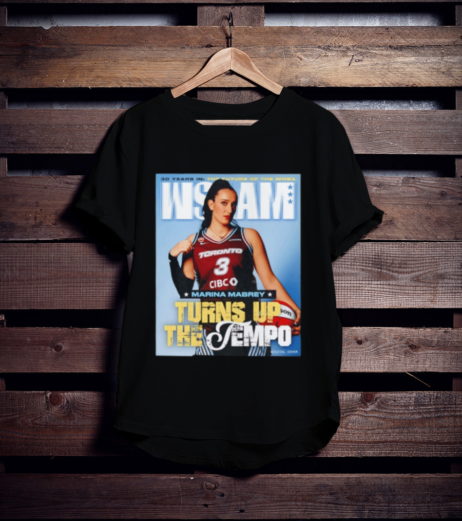 Marina Mabrey Turns Up The Tempo Toronto Basketball Slam Cover T-Shirt