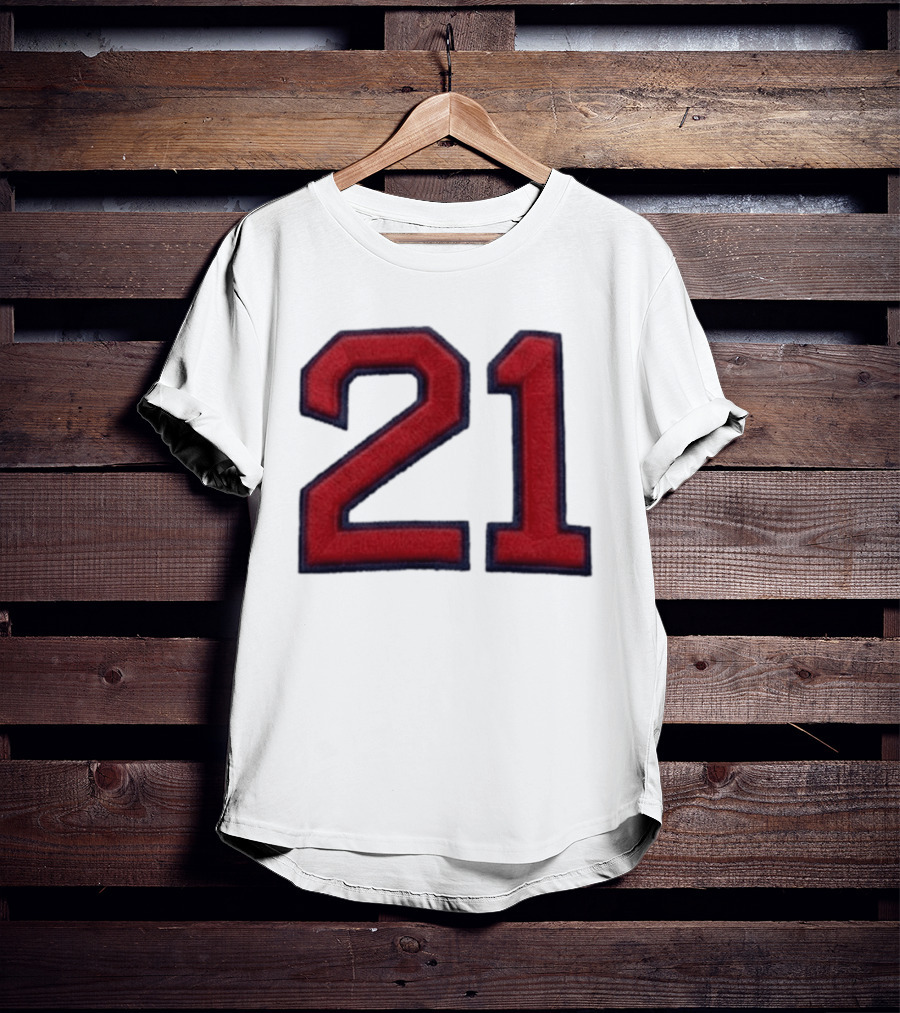 2026 Roger Clemens Boston No. 21 Hat Red 21 Embroidery T-Shirt
