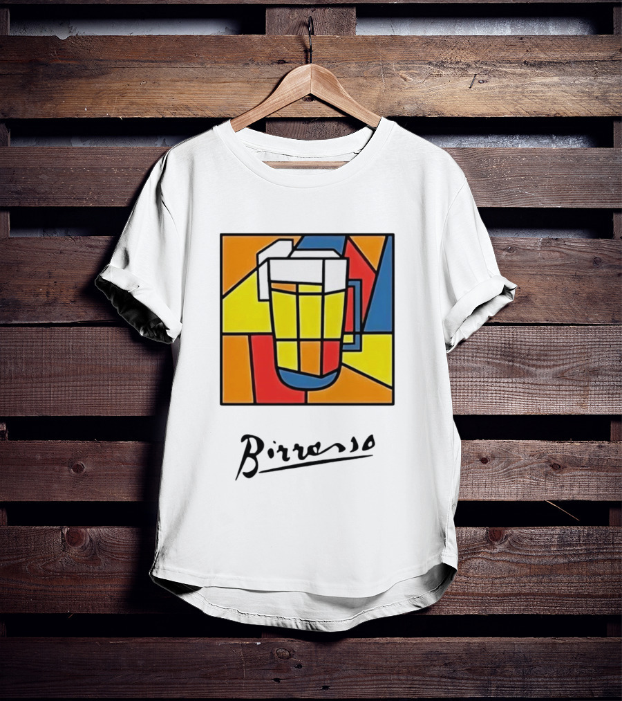 Birresso Beer Abstract Colorful Geometry T-Shirt